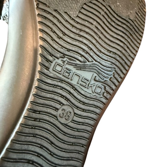 Dansko Debra Loafer EU 38 US US 7.5-8 Black Patent Leather Comfort Shoe Casual - Picture 9 of 11